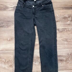 H&M Women's Black Straight Leg Jeans - Maternity